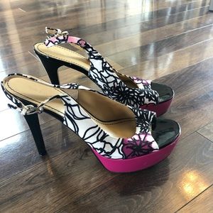 Nine West High Heels with Pink Platform